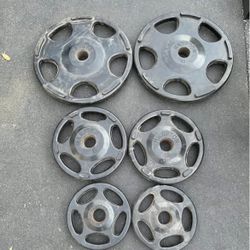 160lb Rubber Coated Olympic Plate Set 45-10