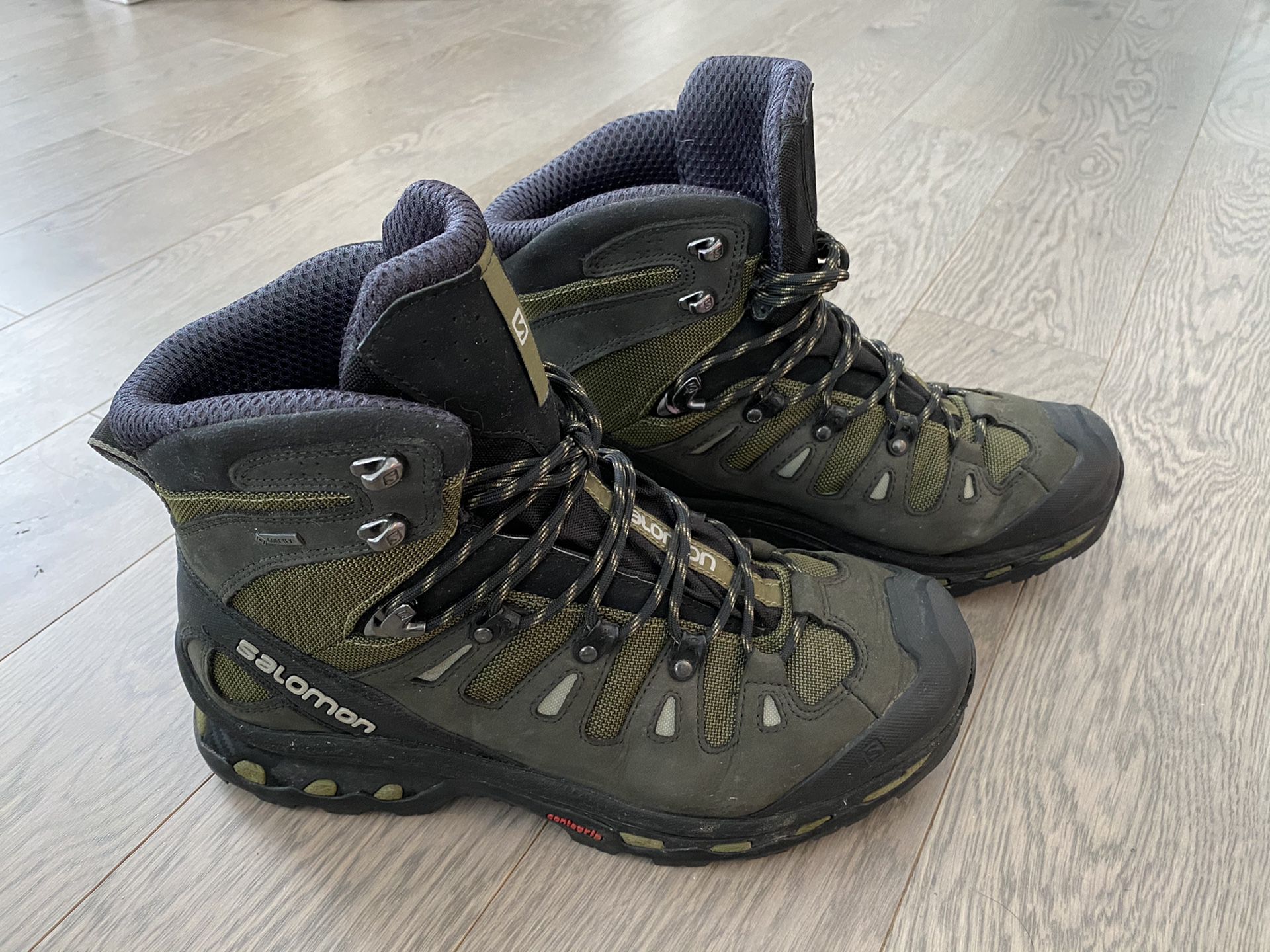 Salomon Quest 4D 3 GTX Hiking Backpacking Waterproof Boots-Men’s US 10 Goretex