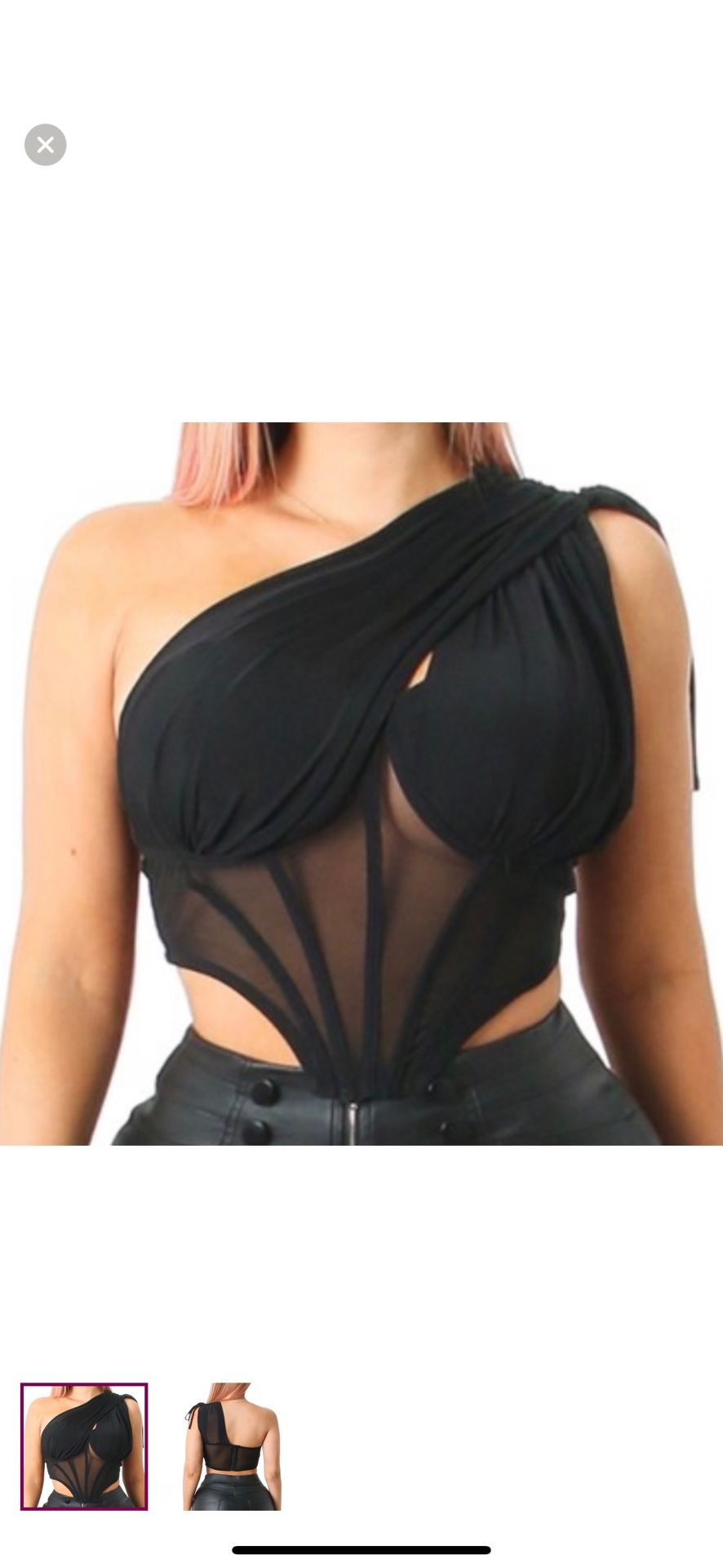 Black Corset Top