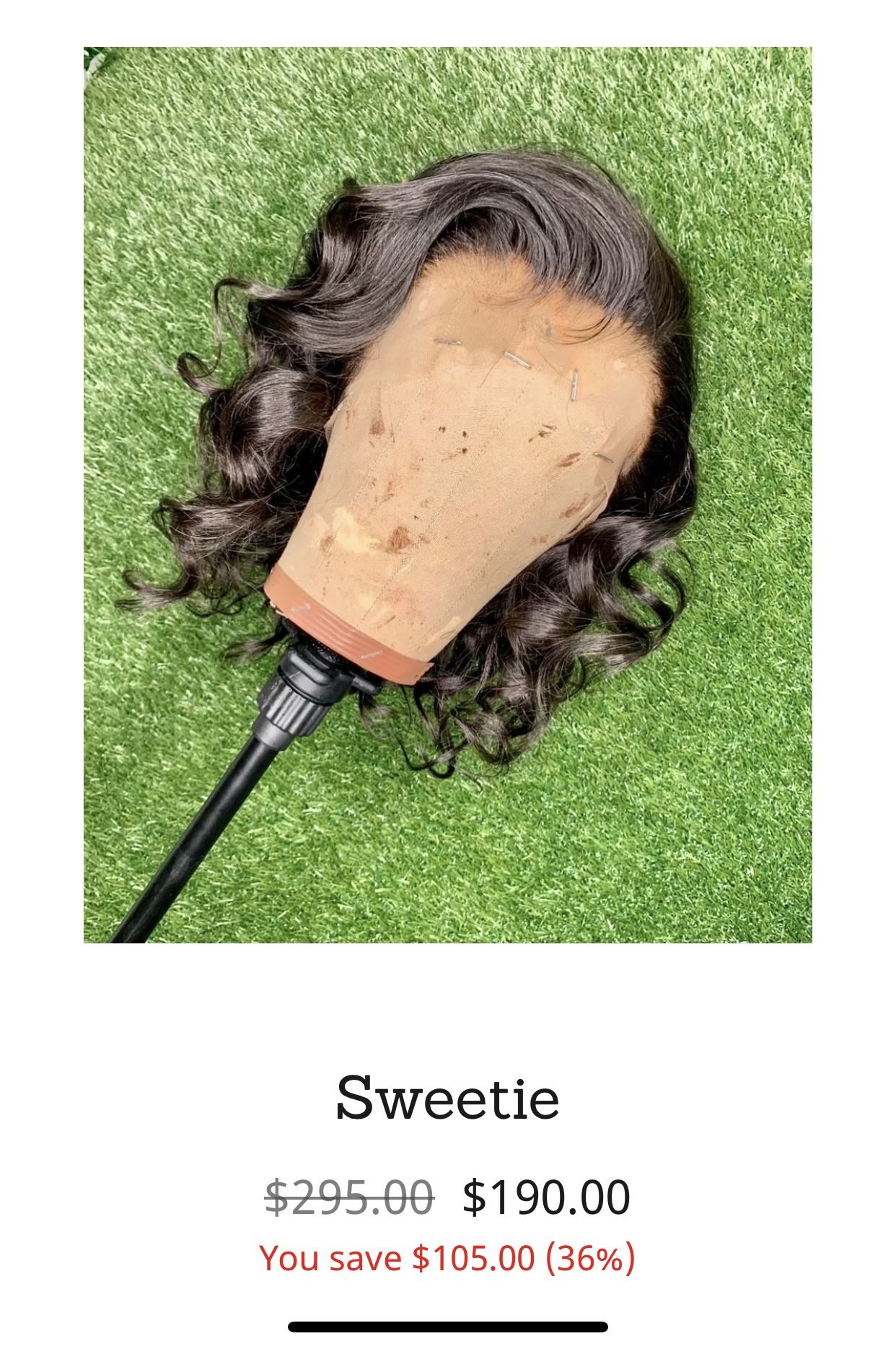 Sweetie - Human hair 12”
