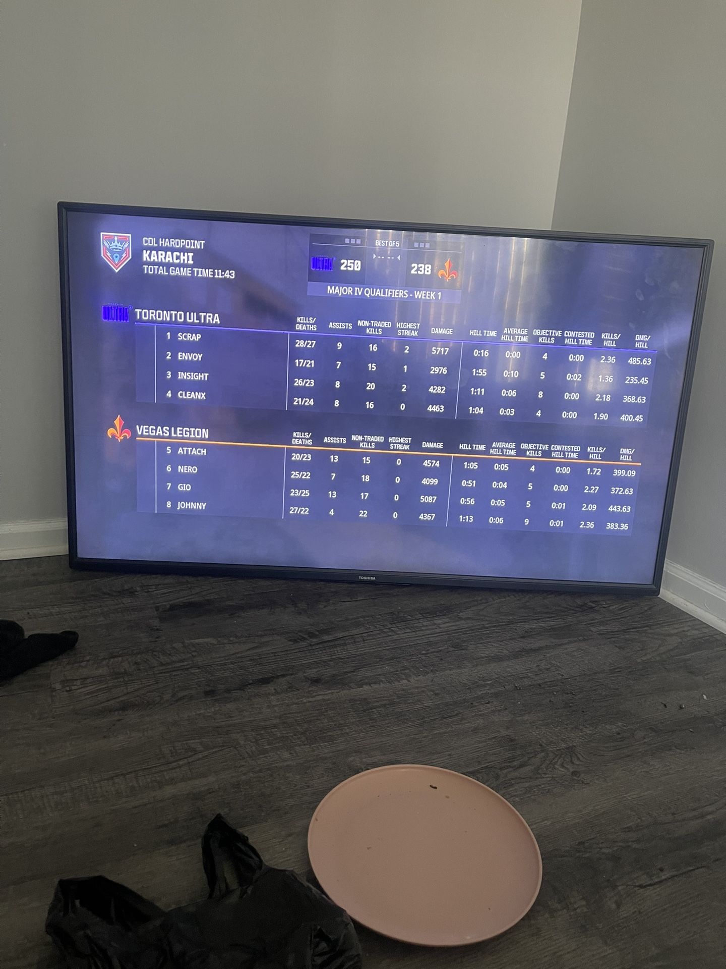 55” Fire tv Comes With Box And Stand