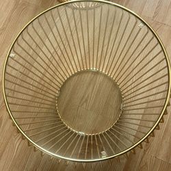 Gold round coffee tables