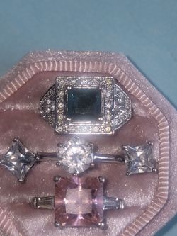 Sterling silver rings and earrings 100 or best offer