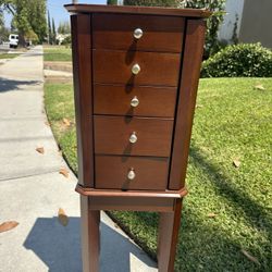 Standing Jewelry Armoire 
