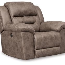 Stoneland Power Recliner and Reclining Couch Set 