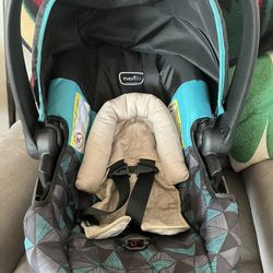 Infant Car seat With Head Pillow