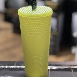 Yellow Glow In The Dark Starbucks Cup