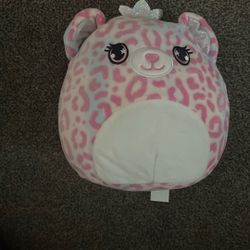 Pink Leopard Squishmallow 