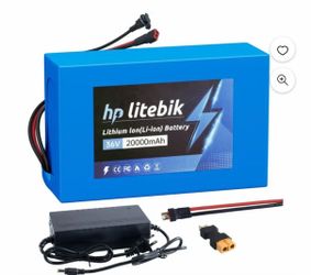 36V 20AH Battery 36V Lithium-ion 1000W Ebike Battery with BMS Compatible for Adult Electric Bikes Motors