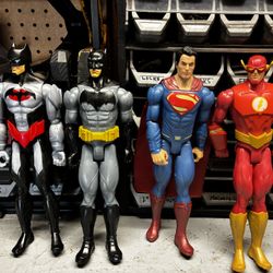 DC 12 inch figures. Set of four.
