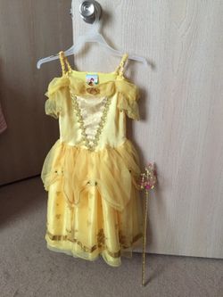 AUTHENTIC BEAUTY AND THE BEAST COSTUME WITH ACCESSORIES!
