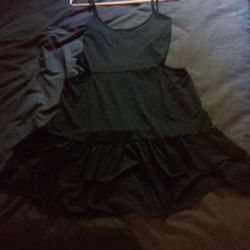 Brand New Black , Ruffle Him ,Mini Dress nice ,Brand New Blac