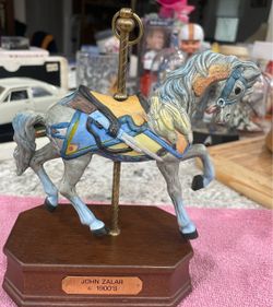 I.M.P.U.L.S.E. Giftware John Zalar Carousel Horse Music Box
