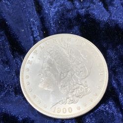 1900 BU Morgan Silver Dollar 