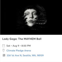 Lady Gaga: The Mayhem Ball