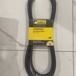 Sunbelt - 50" Deck Belt - L(contact info removed)4 - 1/2" X 134" for MTD, Troy, Cub, White, etc