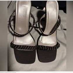 Brand New Slip On Strappy Heels 