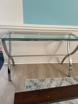 Glass Console Table