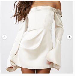 NEW champagne mini dress