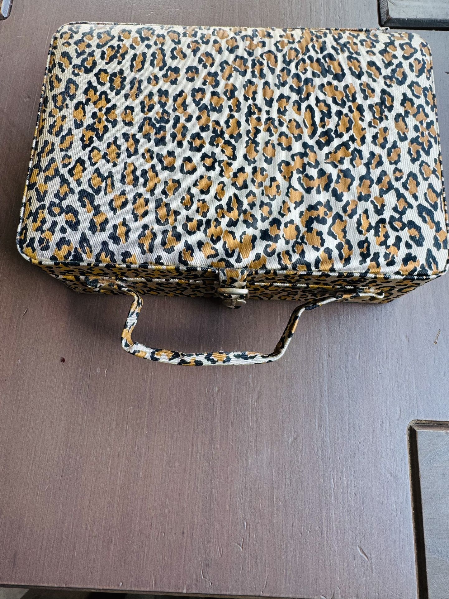 Leopard-Print Jewelry Box