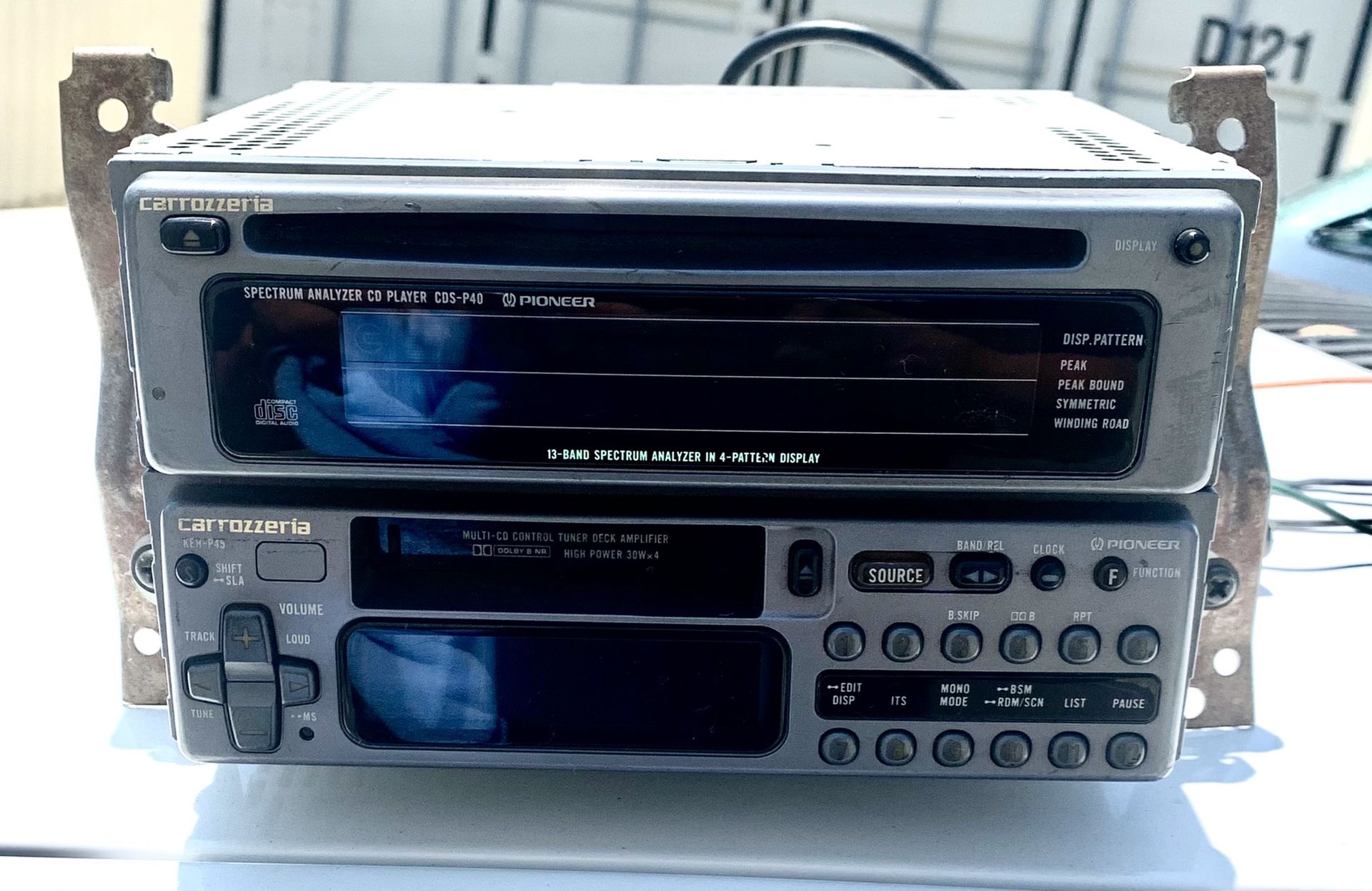 Pioneer Carrozzeria JDM Stereo Radio , Cassette And Cd PlayerDouble Din