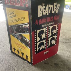 Vintage Beatles Movie Standee