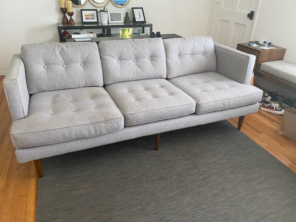 Grey West Elm Couch