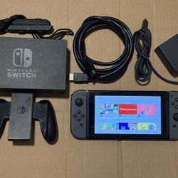 Nintendo Switch 32GB Console - Gray /w Gray controllers
