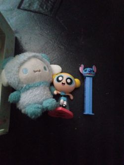 Mixed Lot of 3 Character Toys