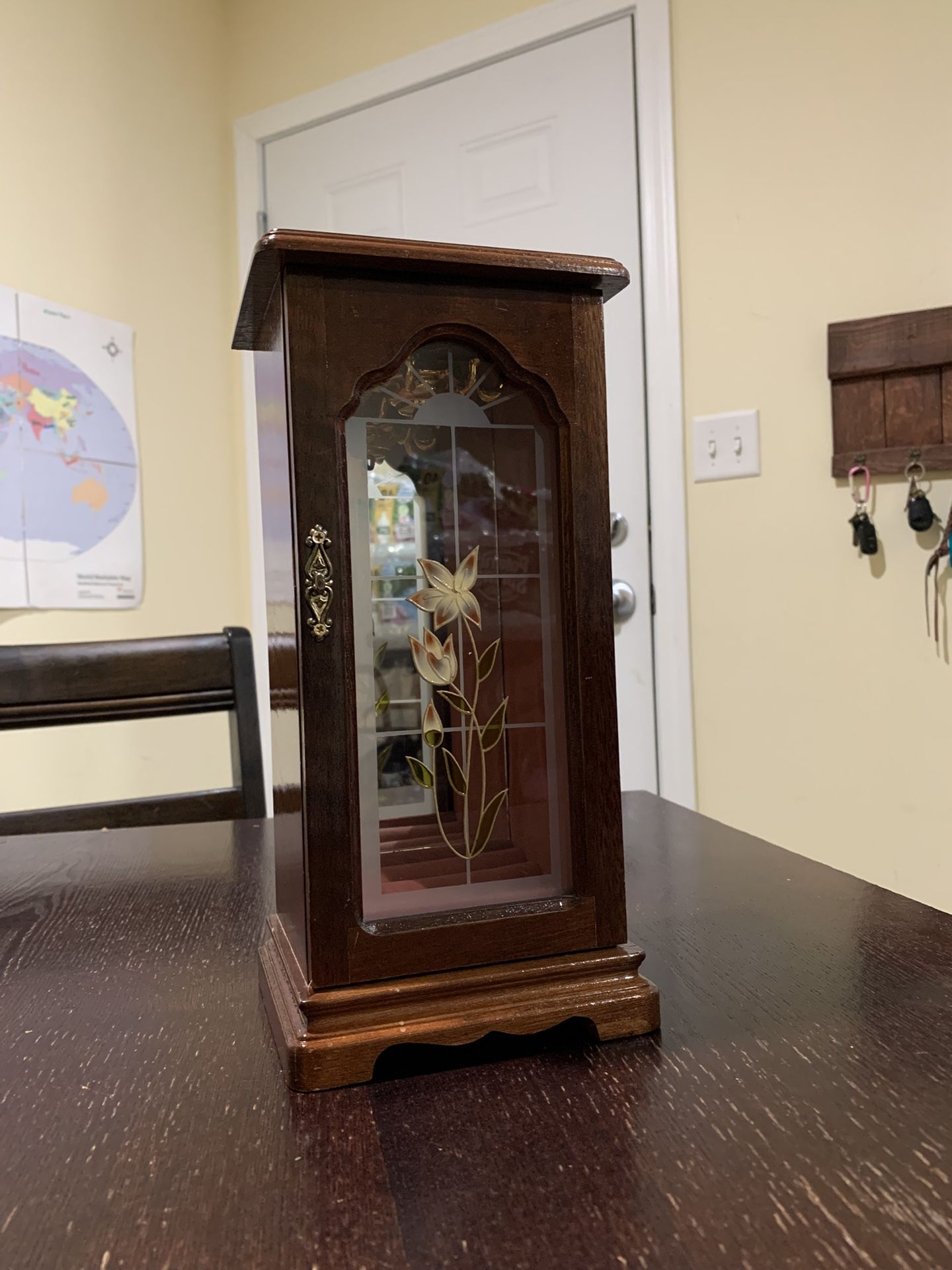 Vintage Wooden Jewelry Holder
