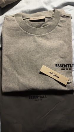 Essentials shirt Light Oatmeal- S