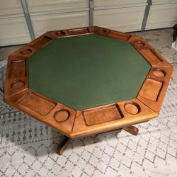 Poker Table & Bumper Pool