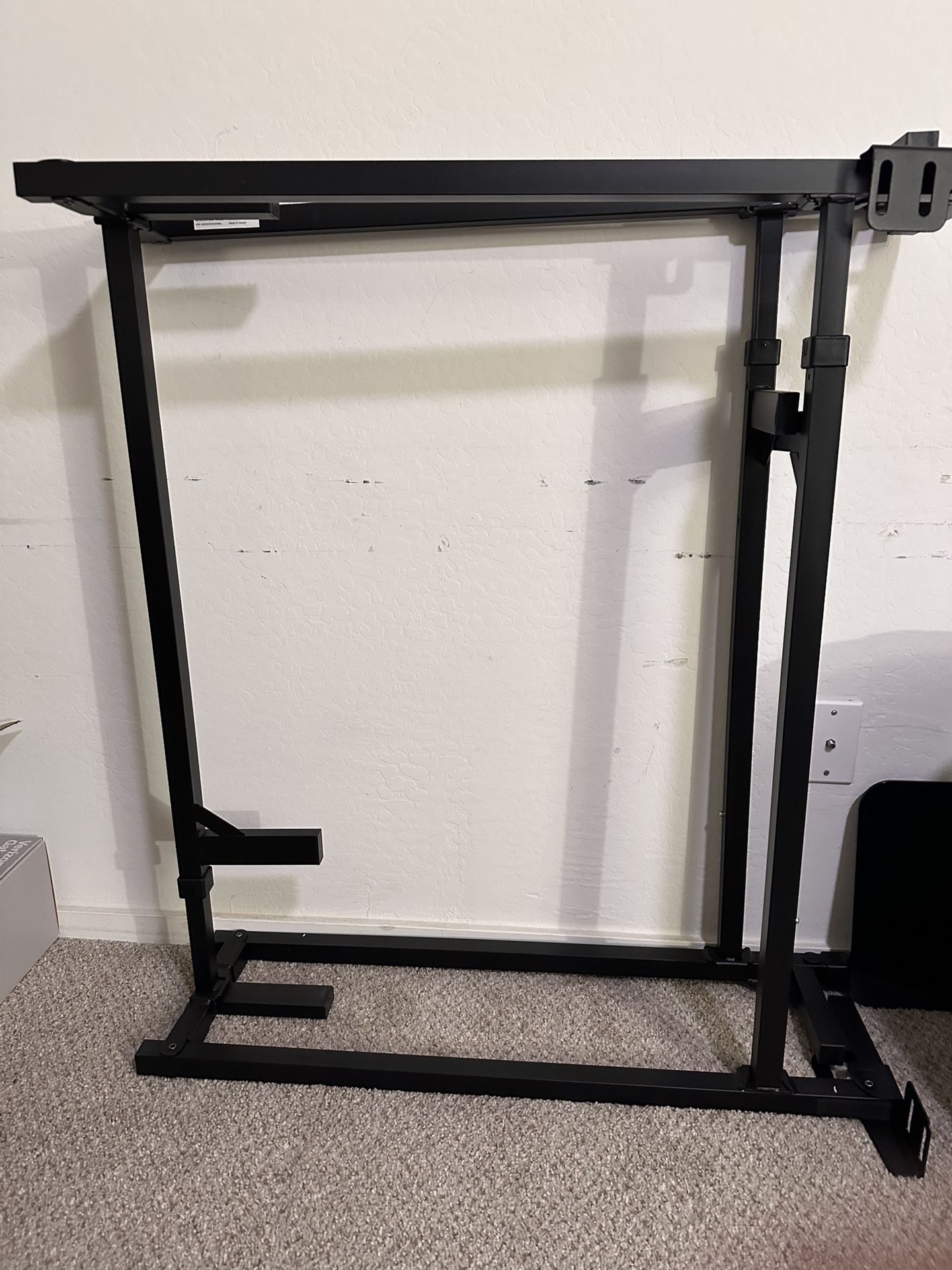 Adjustable Metal Bed Frame, Black