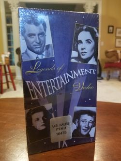 Legends Of Entertainment Video VHS Tape, NEW