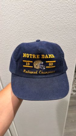 Vintage Notre Dame  football fighting Irish 1988 hat