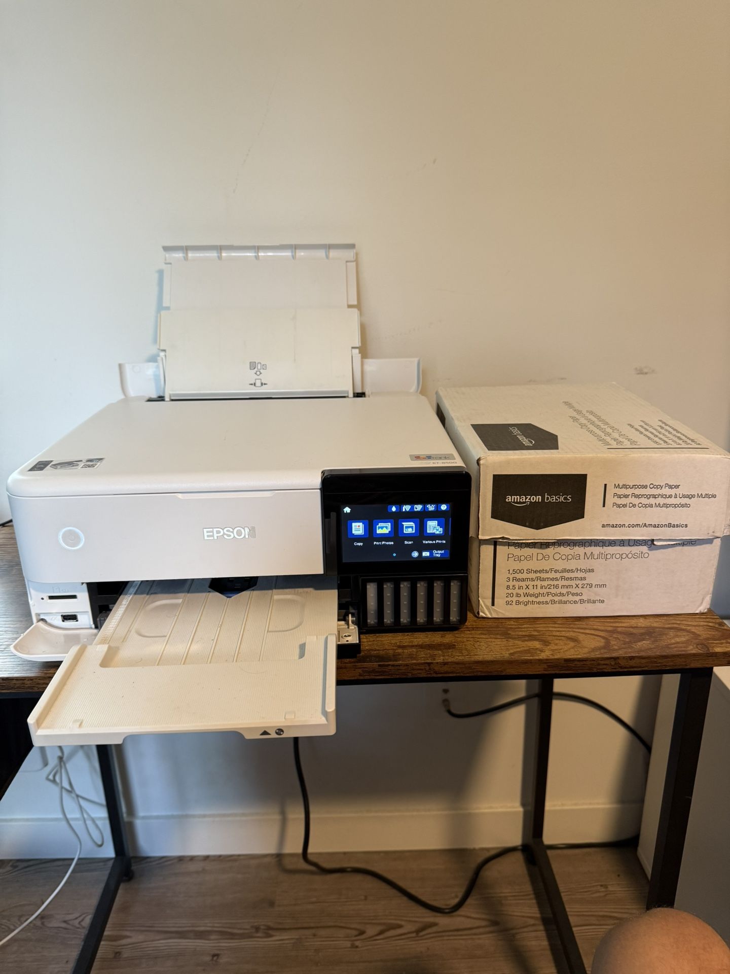 πΈ Epson ET-8500 Photo Printer β Pro Quality + 1,500 Sheets of Paper! π¨οΈ