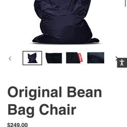 Fatboy original bean bag chair Blue
