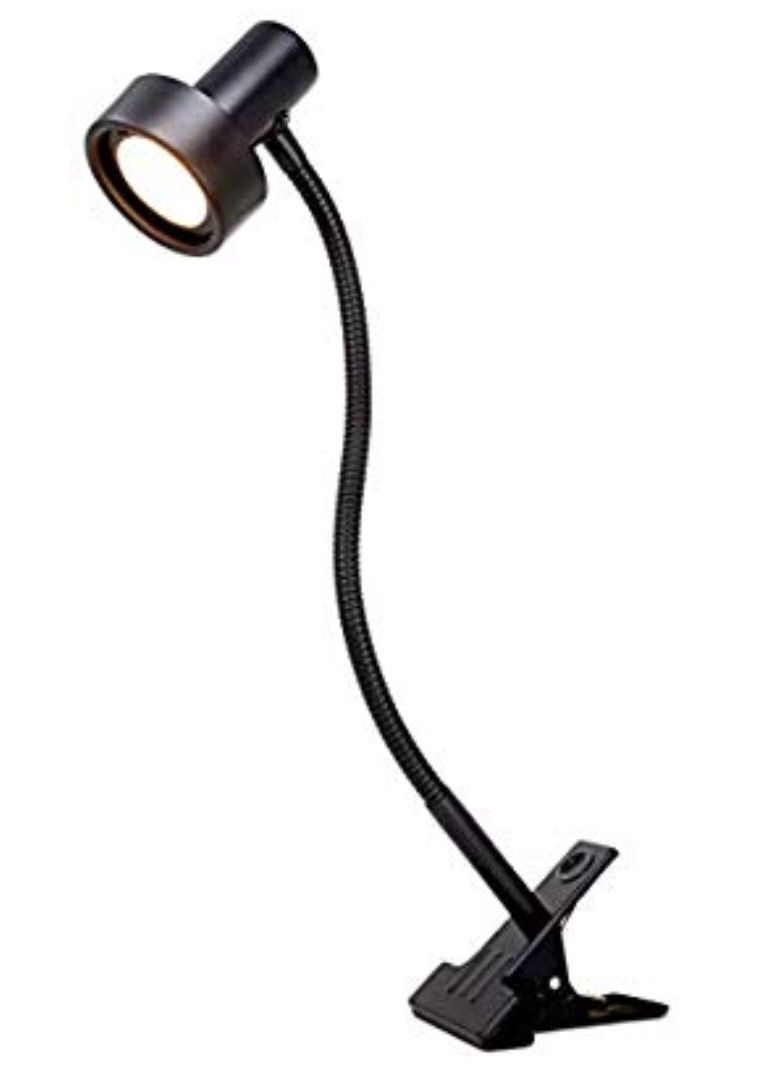 Desk lamp. Black and Silver. Dimmable.