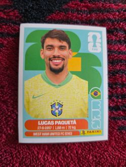 Lucas Paqueta (White) - 2026 World Cup Sticker