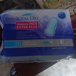 Total dry  moderate PADS EXTRA PLUS