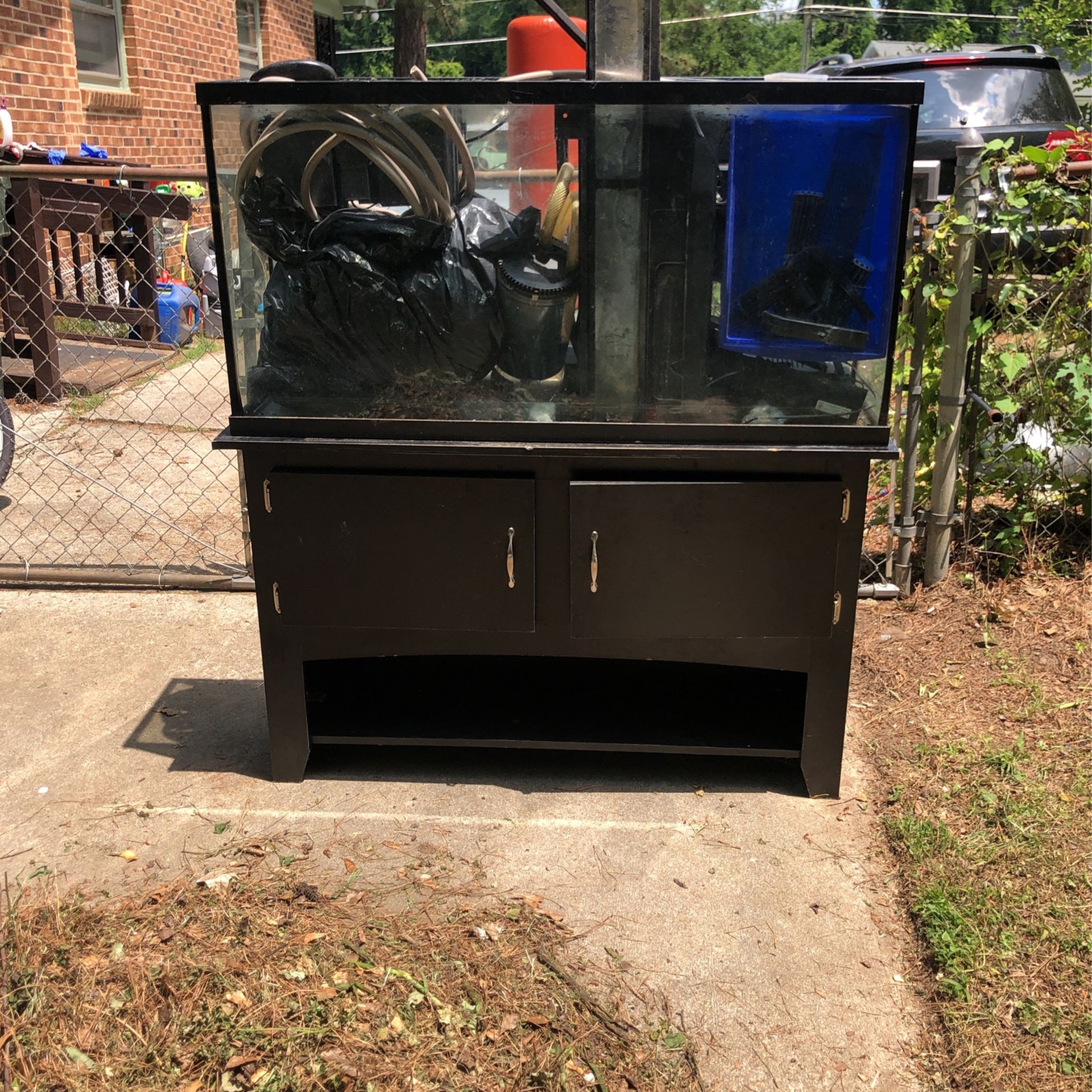 60 Gallon Aquarium fish tank with stand 