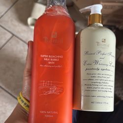 Bismid Super Milk Bubble Bath and lotion 