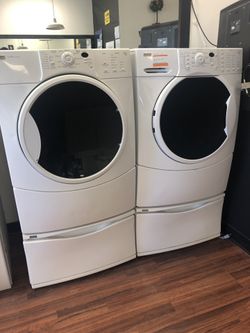 Kenmore washer and dryer electric