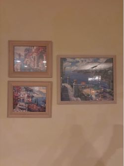 Set of 3 Framed Paintings