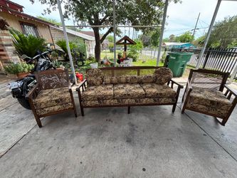 Mid-century sofa set