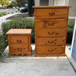 Dresser And Nightstand 