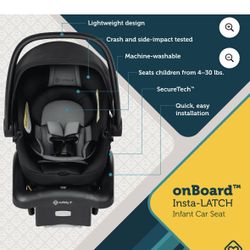 Safety 1st Infant Car Seat with Base Insta-latch