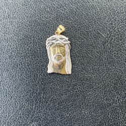 jesus face gold pendant 