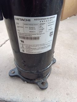 Hitachi Inverter Refrigerating Compressor DEBA110DGA-KA1S