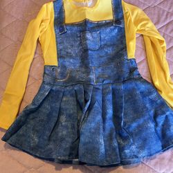 Minions Costume No Size Tag I Think It’s 3-4